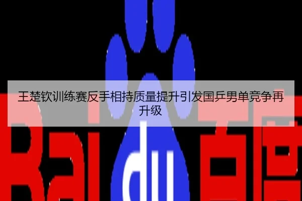 王楚钦训练赛反手相持质量提升引发国乒男单竞争再升级